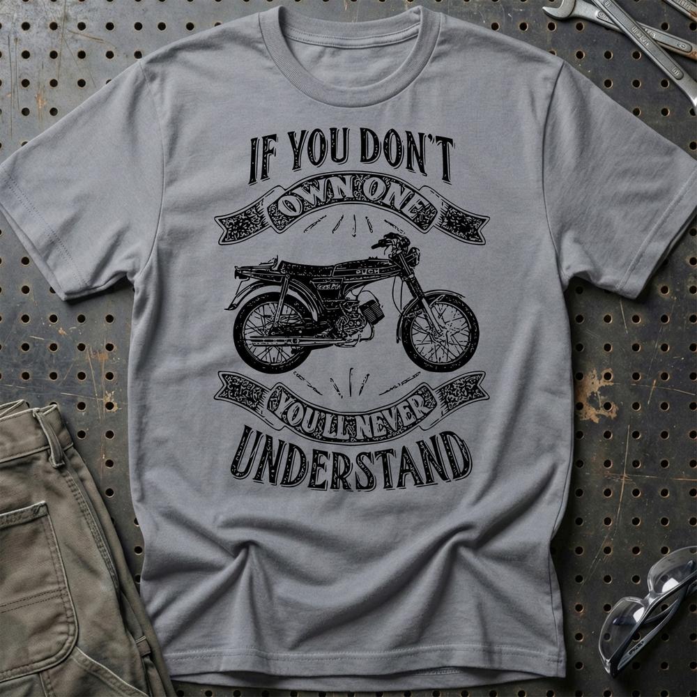 Puch - If You Dont Own One Puch N-L Grand Prix Youll Never Understand Unisex T-Shirt , Bomuld-Beklædning-Puch-Grå Sport-S-Garage Culture Shop- garage - man cave - merchandise