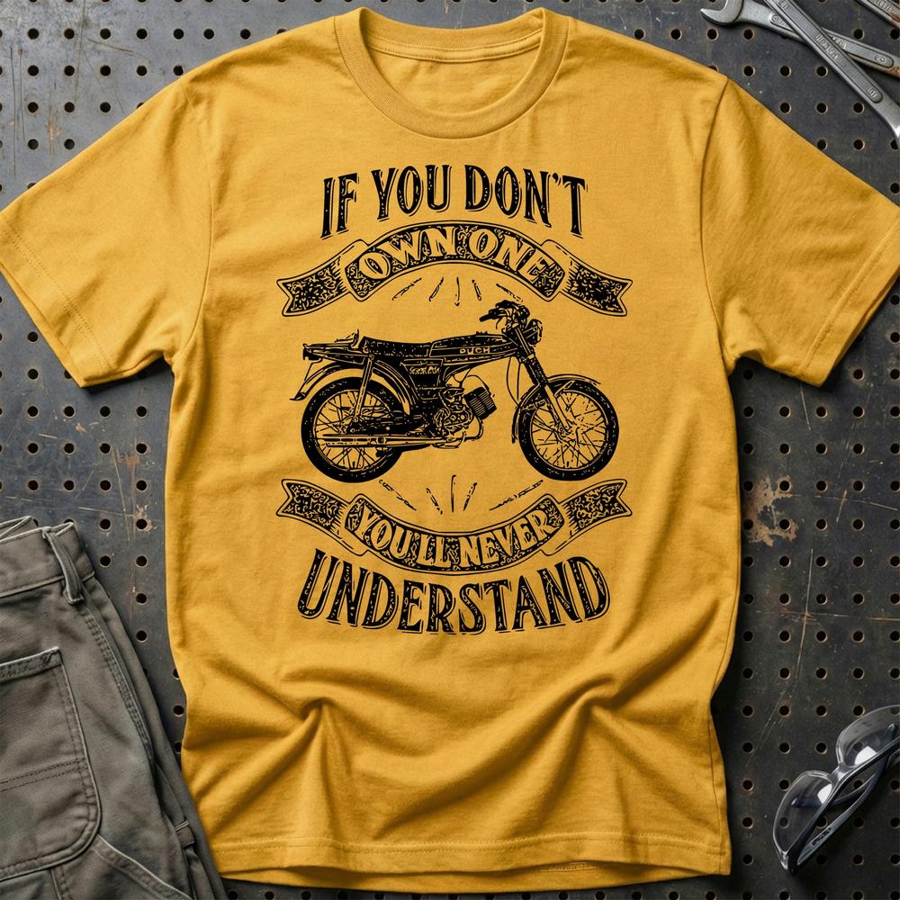 Puch - If You Dont Own One Puch N-L Grand Prix Youll Never Understand Unisex T-Shirt , Bomuld-Beklædning-Puch-Guld-S-Garage Culture Shop- garage - man cave - merchandise