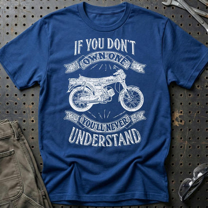 Puch - If You Dont Own One Puch N-Sl Grand Prix Luxe Youll Never Understand Unisex T-Shirt , Bomuld-Beklædning-Puch-Blå Royal-S-Garage Culture Shop- garage - man cave - merchandise