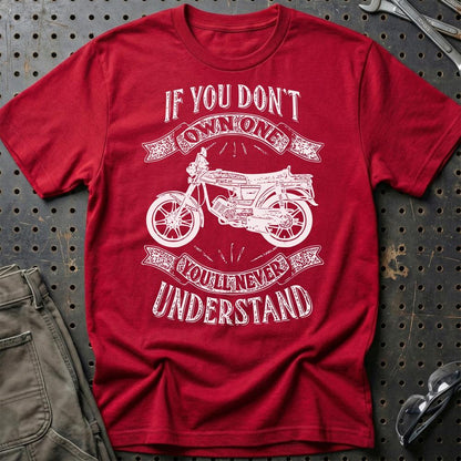 Puch - If You Dont Own One Puch N-Ssl Flagskib Youll Never Understand Unisex T-Shirt , Bomuld-Beklædning-Puch-Rød-S-Garage Culture Shop- garage - man cave - merchandise