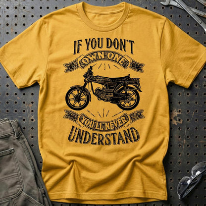 Puch - If You Dont Own One Puch N-Ssl Flagskib Youll Never Understand Unisex T-Shirt , Bomuld-Beklædning-Puch-Guld-S-Garage Culture Shop- garage - man cave - merchandise