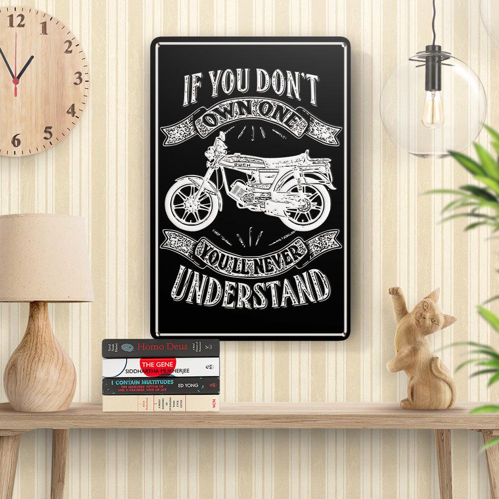 Puch - If You Dont Own One Puch N-Ssl Musemåtteskib Youll Never Understand Skilte, Musemåtte, Dørmåtte , Plakat-Skilte-Puch-Garage Culture Shop- garage - man cave - merchandise
