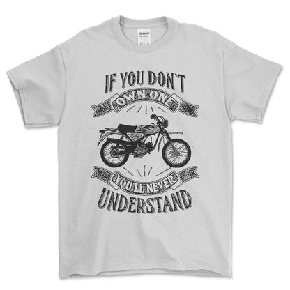 Puch - If You Dont Own One Puch Pionier Mc50-3 Youll Never Understand Unisex T-Shirt , Bomuld-Beklædning-Puch-Hvid-S-Forside-Garage Culture Shop- garage - man cave - merchandise