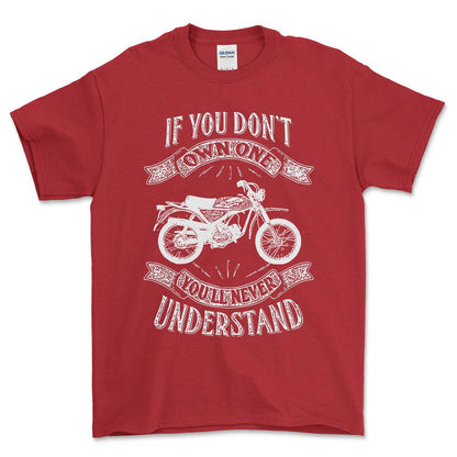 Puch - If You Dont Own One Puch Pionier Mc50-3 Youll Never Understand Unisex T-Shirt , Bomuld-Beklædning-Puch-Rød-S-Forside-Garage Culture Shop- garage - man cave - merchandise