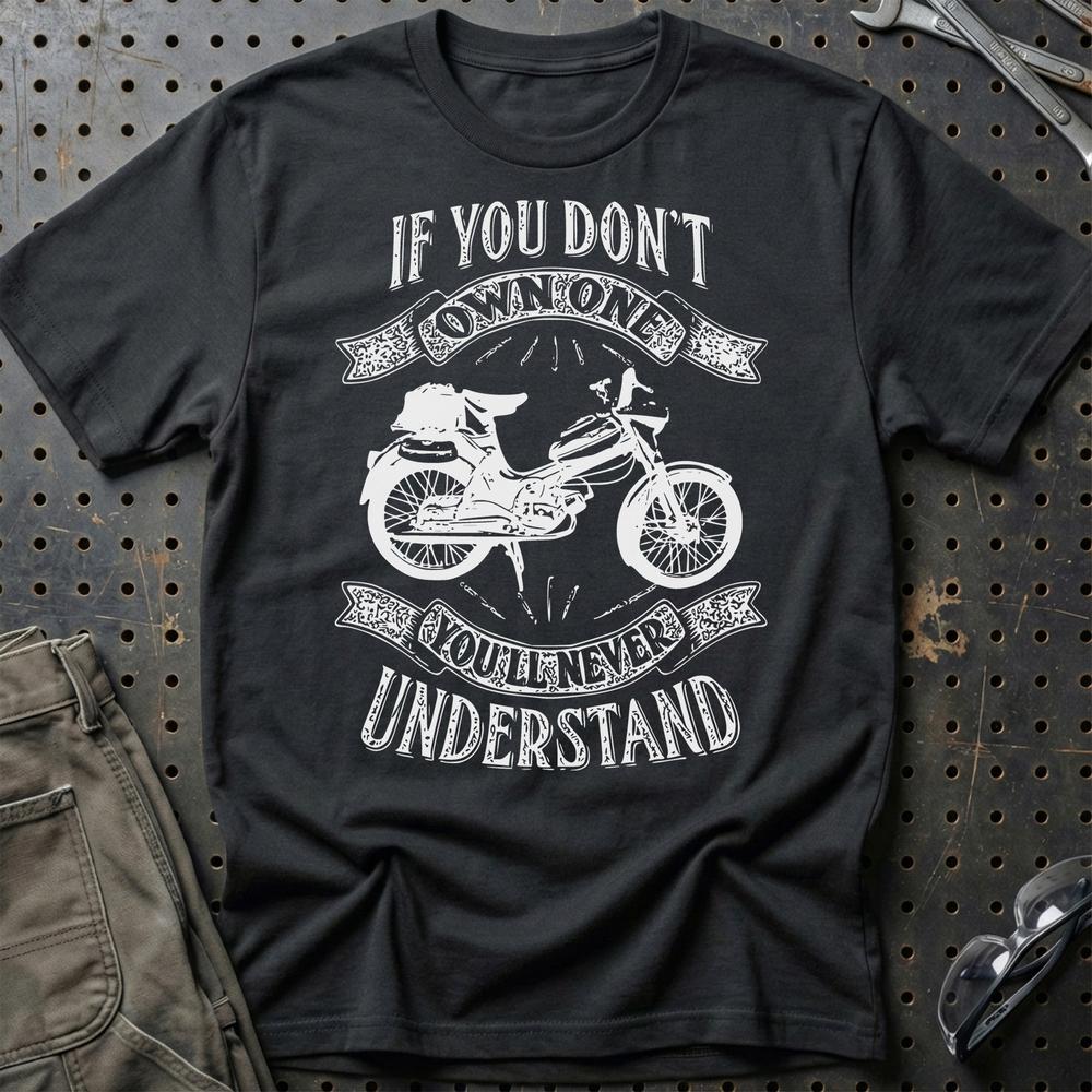 Puch - If You Dont Own One Puch Vs 50 Youll Never Understand T-Shirt-Beklædning-Puch-Sort-S-Garage Culture Shop- garage - man cave - merchandise