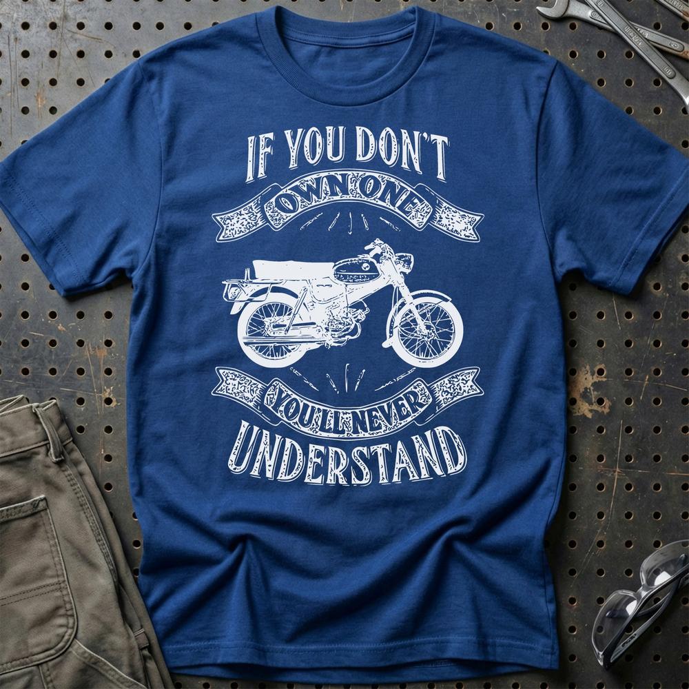 Puch - If You Dont Own One Puch Vz 50 B Youll Never Understand Unisex T-Shirt , Bomuld-Beklædning-Puch-Blå Royal-S-Garage Culture Shop- garage - man cave - merchandise
