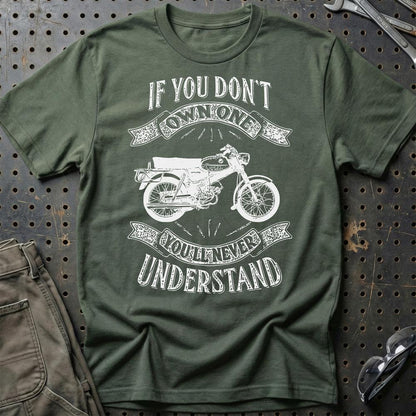 Puch - If You Dont Own One Puch Vz 50 B Youll Never Understand Unisex T-Shirt , Bomuld-Beklædning-Puch-Grøn Militær-S-Garage Culture Shop- garage - man cave - merchandise