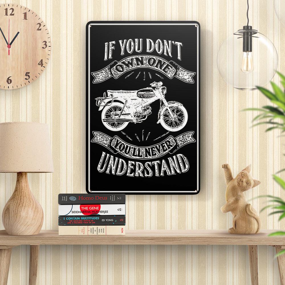 Puch - If You Dont Own One Puch Vz 50 F Youll Never Understand Skilte, Musemåtte, Dørmåtte-Skilte-Puch-Garage Culture Shop- garage - man cave - merchandise