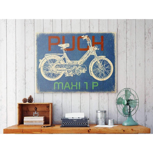 Puch Maxi 1 P Skilte, Musemåtte, Dørmåtte , Plakat-Skilte-Puch-Garage Culture Shop- garage - man cave - merchandise