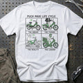Puch Maxi Life Cycle T-Shirt-Beklædning-Puch-Hvid-S-Garage Culture Shop- garage - man cave - merchandise