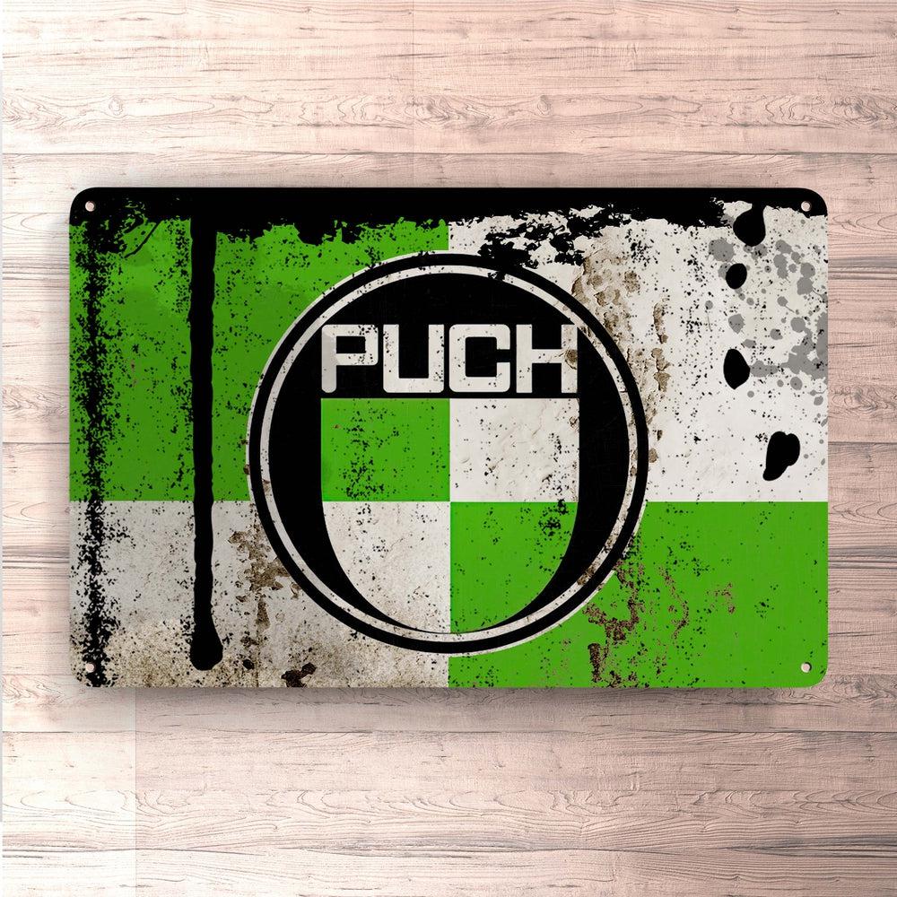 Puch Skilte, Musemåtte, Dørmåtte-Skilte-Puch-Garage Culture Shop- garage - man cave - merchandise