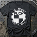 Puch Tuning Is Not A Crime T-Shirt-Beklædning-Puch-Sort-S-Garage Culture Shop- garage - man cave - merchandise