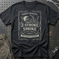 Puch Two Stroke Smoke T-Shirt-Beklædning-Puch-Sort-S-Garage Culture Shop- garage - man cave - merchandise