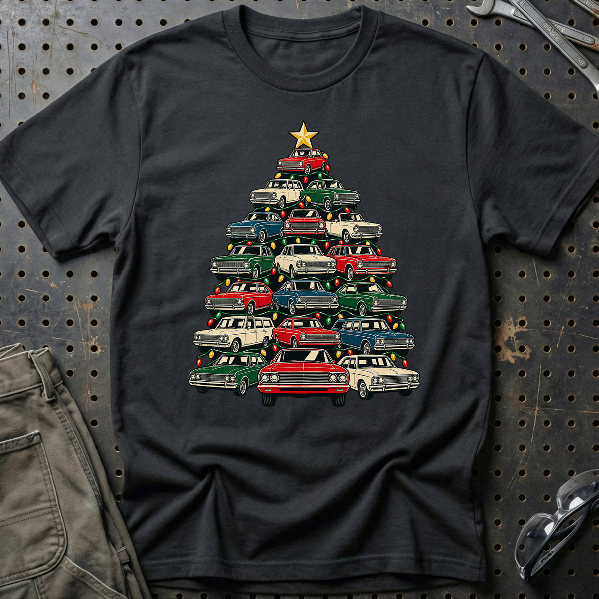 
Rambler Juletræ Christmas Tree Unisex T-Shirt – Sort – print foran