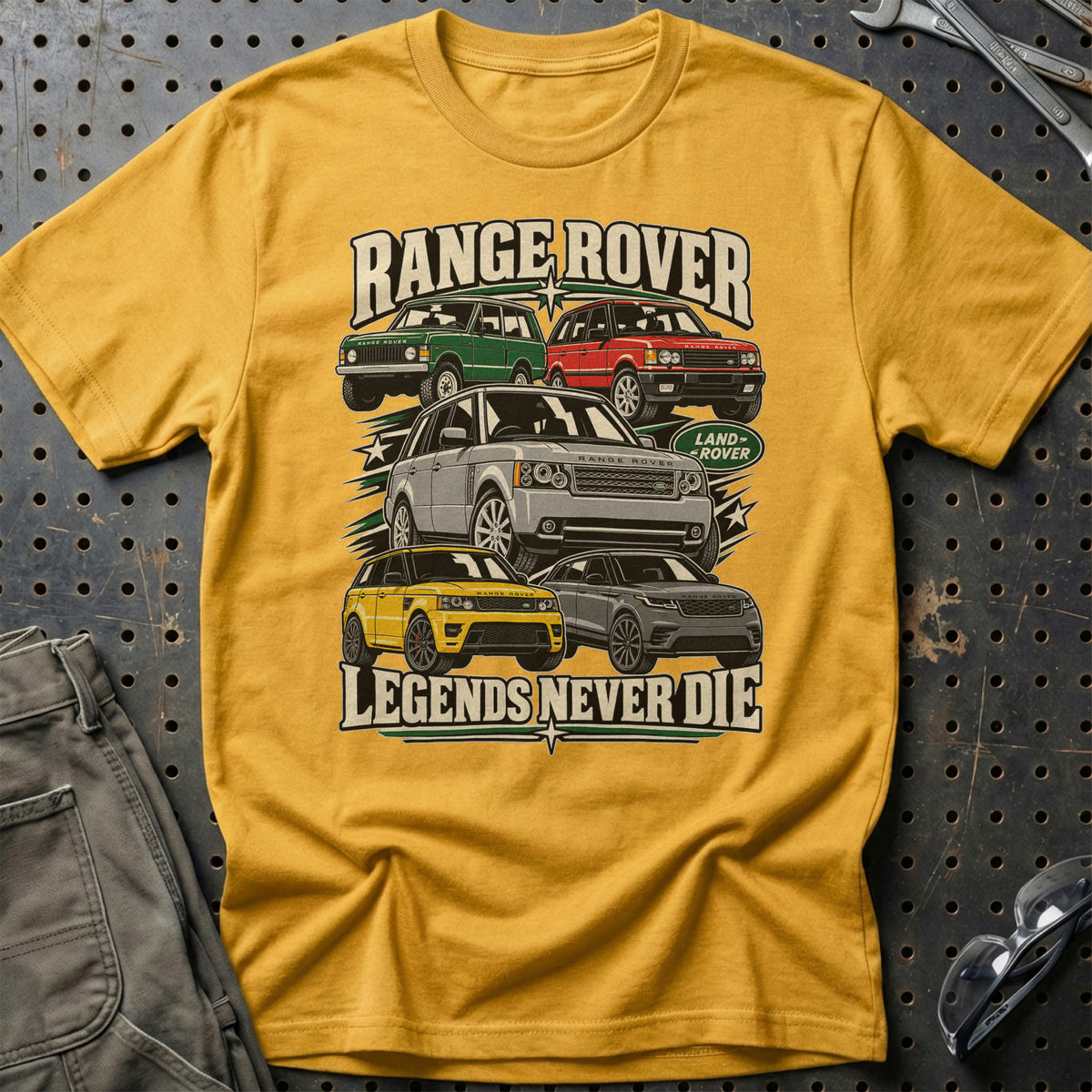 
Produktbillede af Range Rover Legends Never Die T-Shirt