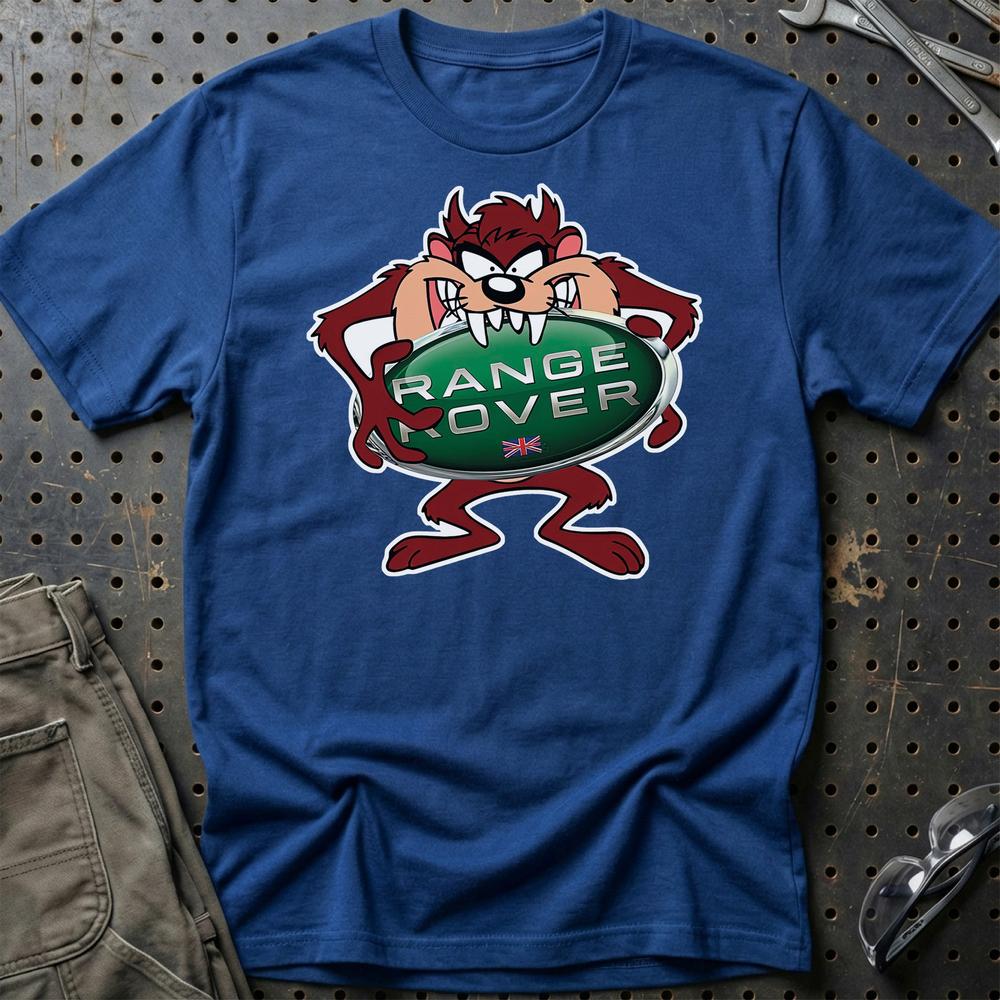 Range Rover TAZ Unisex T-Shirt , Bomuld-Beklædning-Range Rover-Blå Royal-S-Garage Culture Shop- garage - man cave - merchandise