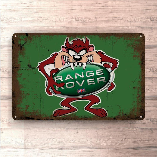 Range Rover Taz Vintage Skilte, Musemåtte, Dørmåtte-Skilte-Range Rover-Garage Culture Shop- garage - man cave - merchandise