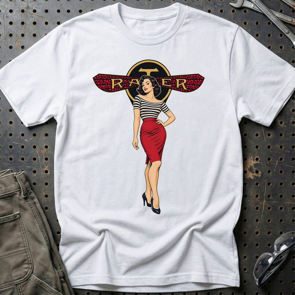 
Produktbillede af Ratier Retro Pinup T-Shirt