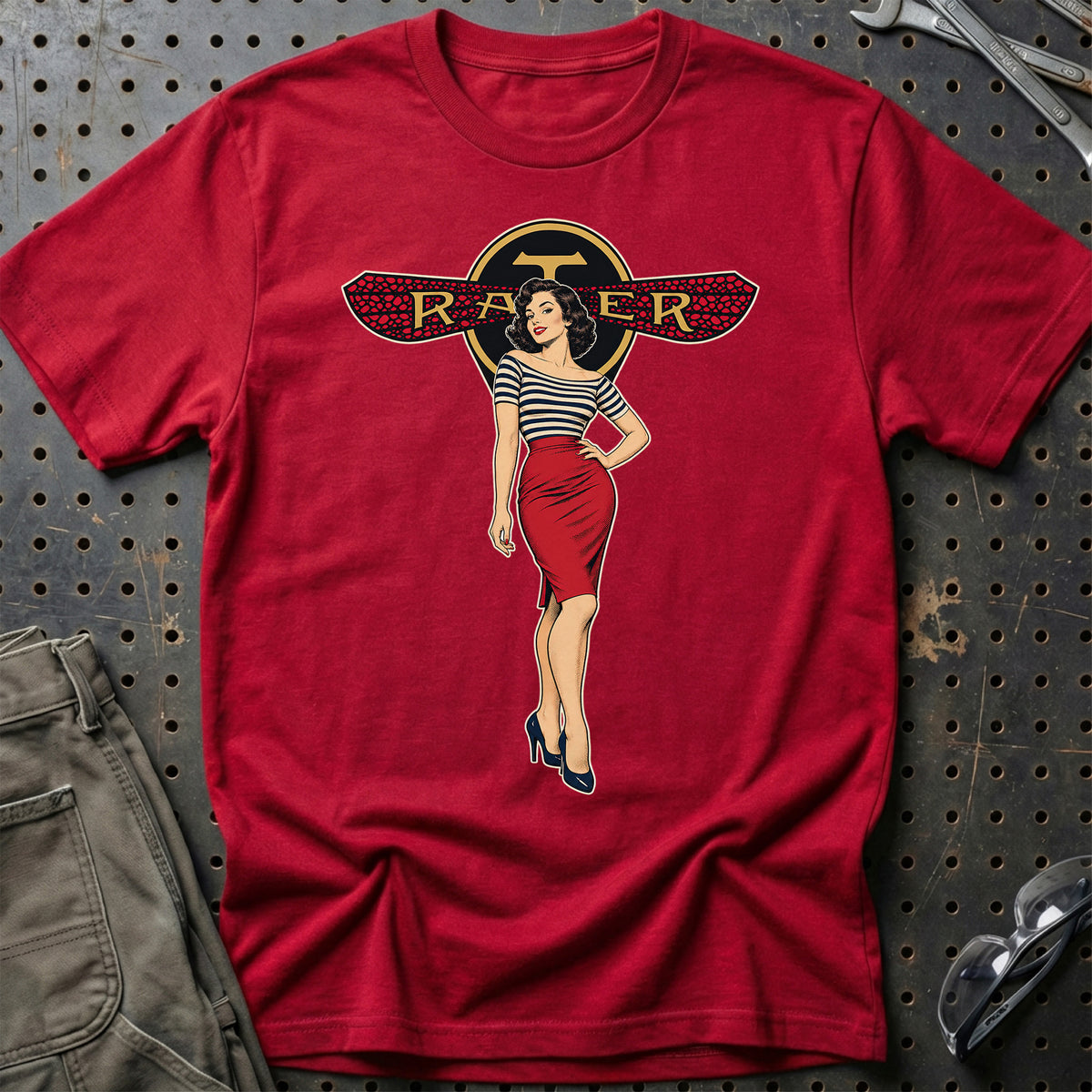 
Produktbillede af Ratier Retro Pinup T-Shirt