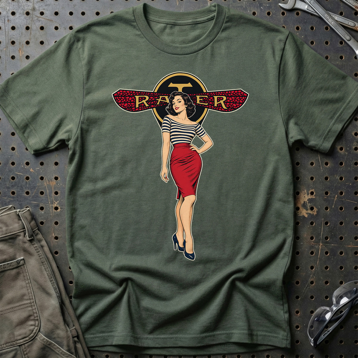
Produktbillede af Ratier Retro Pinup T-Shirt