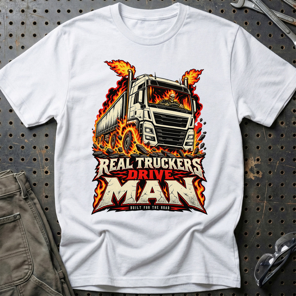 
Produktbillede af Real Truckers – Drive MAN – Built For The Road T-Shirt