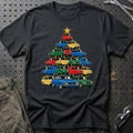 
Reliant Juletræ Christmas Tree Unisex T-Shirt – Sort – print foran