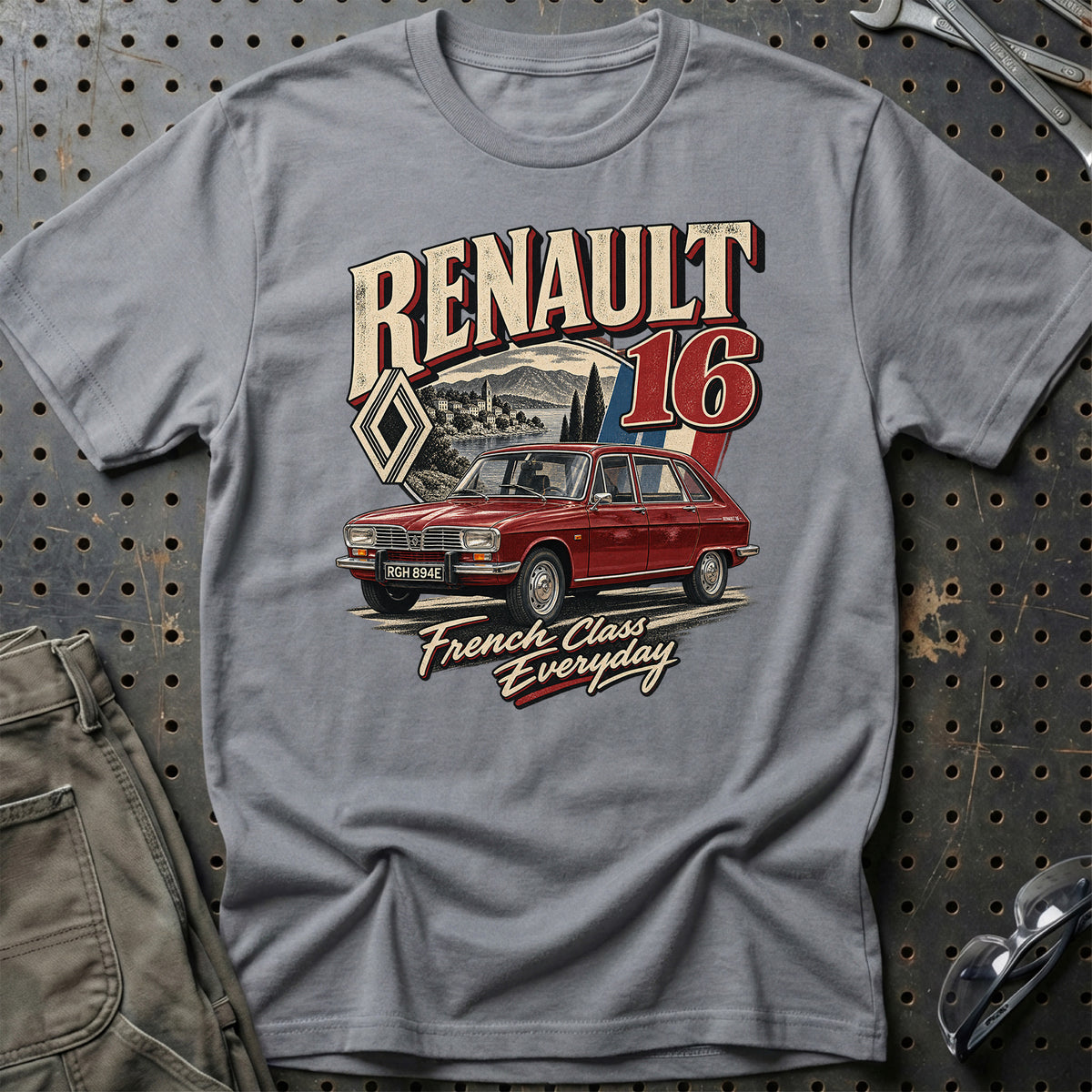 
Renault 16 – French Class Everyday T-Shirt – Grå Sport