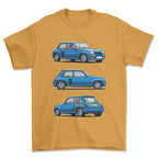 Renault 5 Turbo 1 T-Shirt-Beklædning-Renault-Guld-S-Garage Culture Shop- garage - man cave - merchandise