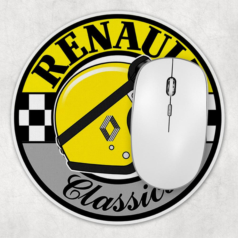 Renault Classics Runde Skilte , Musemåtte Rundt , Kop Underlag, Underlagssæt-Runde Skilte-Renault-Garage Culture Shop- garage - man cave - merchandise