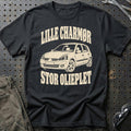 
Renault Clio II – Lille charmør stor olieplet – Unisex T-Shirt – Sort