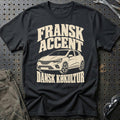 
Renault Clio V – Fransk accent dansk køkultur – Unisex T-Shirt – Sort
