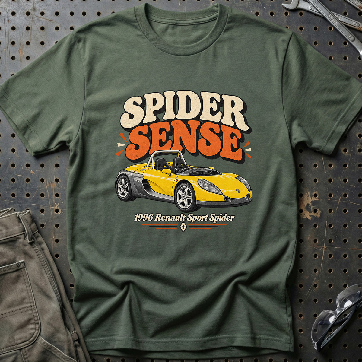 
Renault Sport Spider 1996 – Spider Sense T-Shirt – Grøn Militær