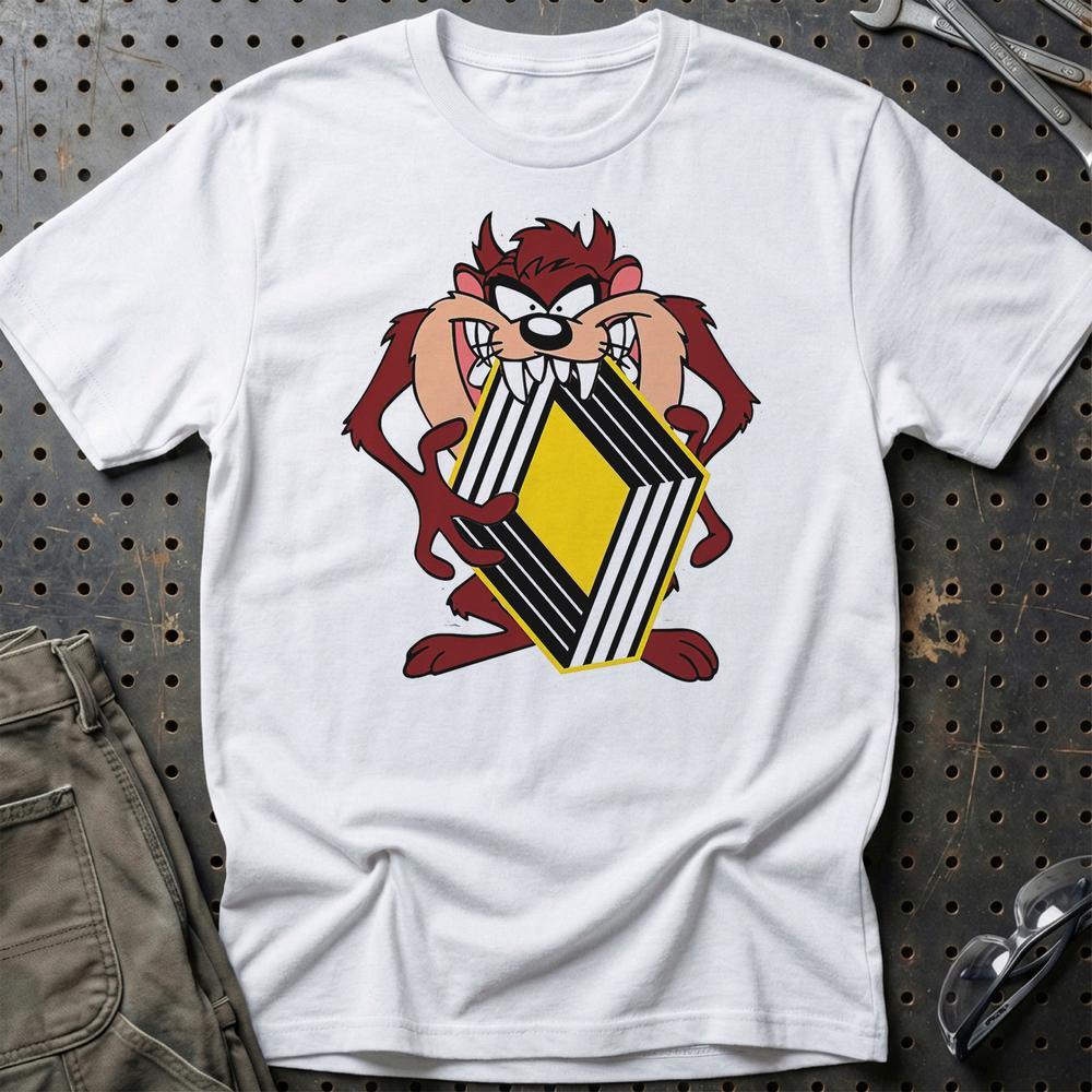 Renault TAZ T-Shirt-Beklædning-Renault-Hvid-S-Garage Culture Shop- garage - man cave - merchandise