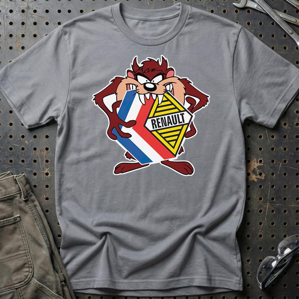 Renault TAZ T-Shirt-Beklædning-Renault-Grå Sport-S-Garage Culture Shop- garage - man cave - merchandise