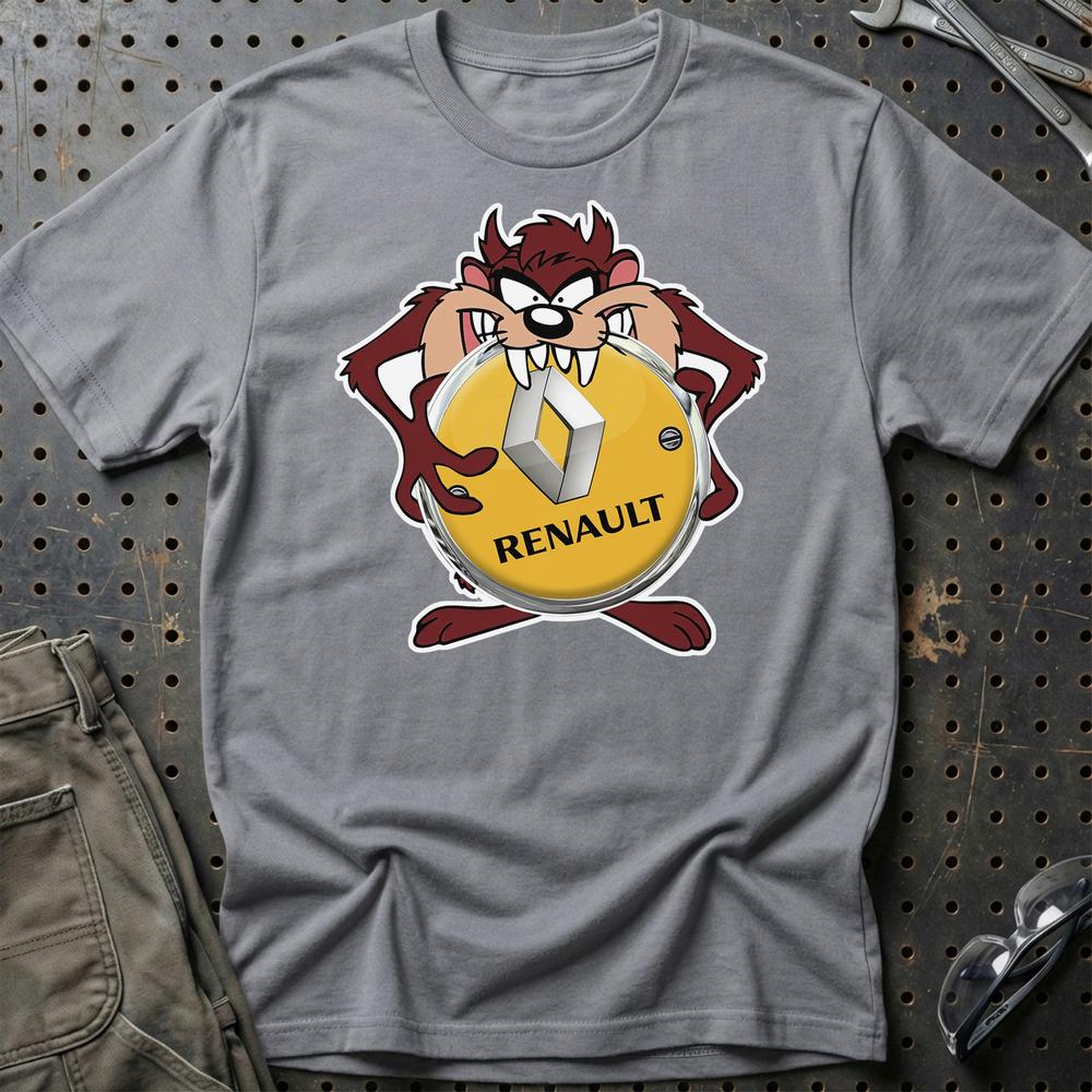 Renault TAZ T-Shirt-Beklædning-Renault-Grå Sport-S-Garage Culture Shop- garage - man cave - merchandise