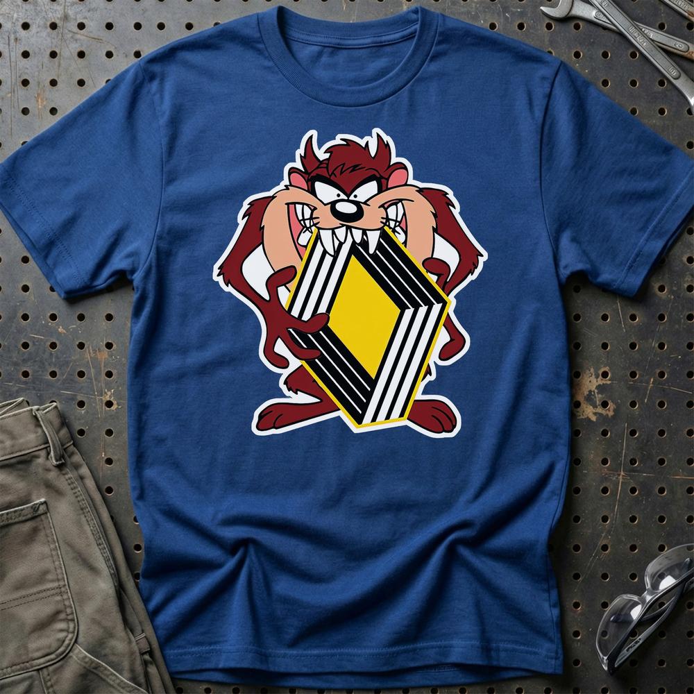 Renault TAZ T-Shirt-Beklædning-Renault-Blå Royal-S-Garage Culture Shop- garage - man cave - merchandise
