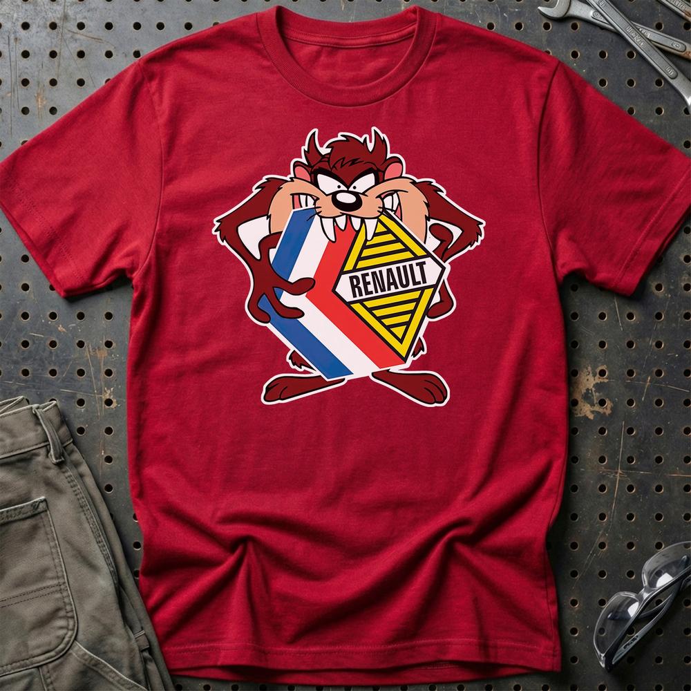 Renault TAZ T-Shirt-Beklædning-Renault-Rød-S-Garage Culture Shop- garage - man cave - merchandise