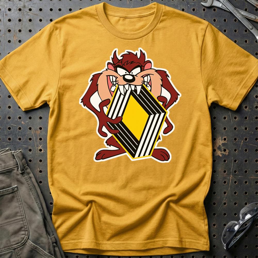 Renault TAZ T-Shirt-Beklædning-Renault-Guld-S-Garage Culture Shop- garage - man cave - merchandise