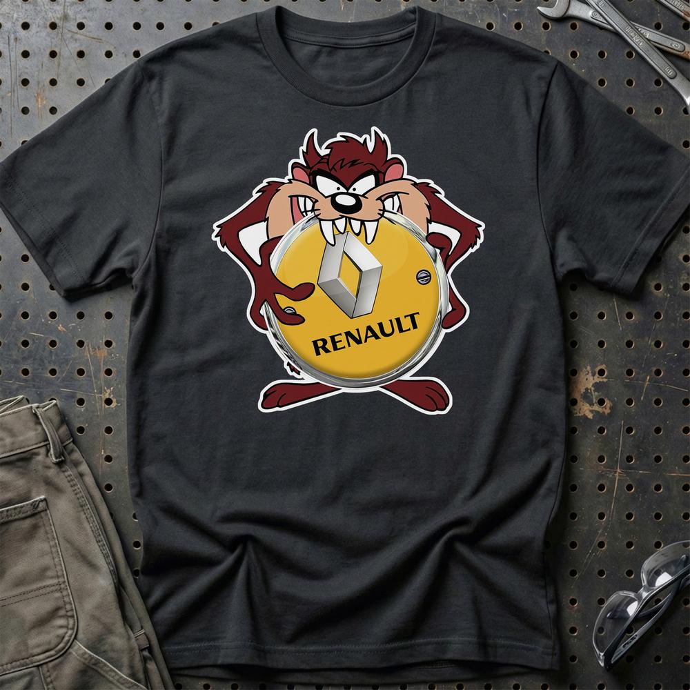 Renault TAZ T-Shirt-Beklædning-Renault-Sort-S-Garage Culture Shop- garage - man cave - merchandise
