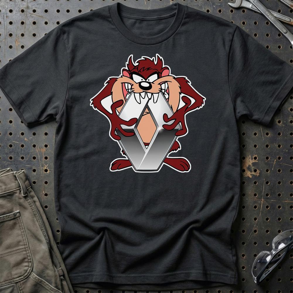 Renault TAZ T-Shirt-Beklædning-Renault-Sort-S-Garage Culture Shop- garage - man cave - merchandise