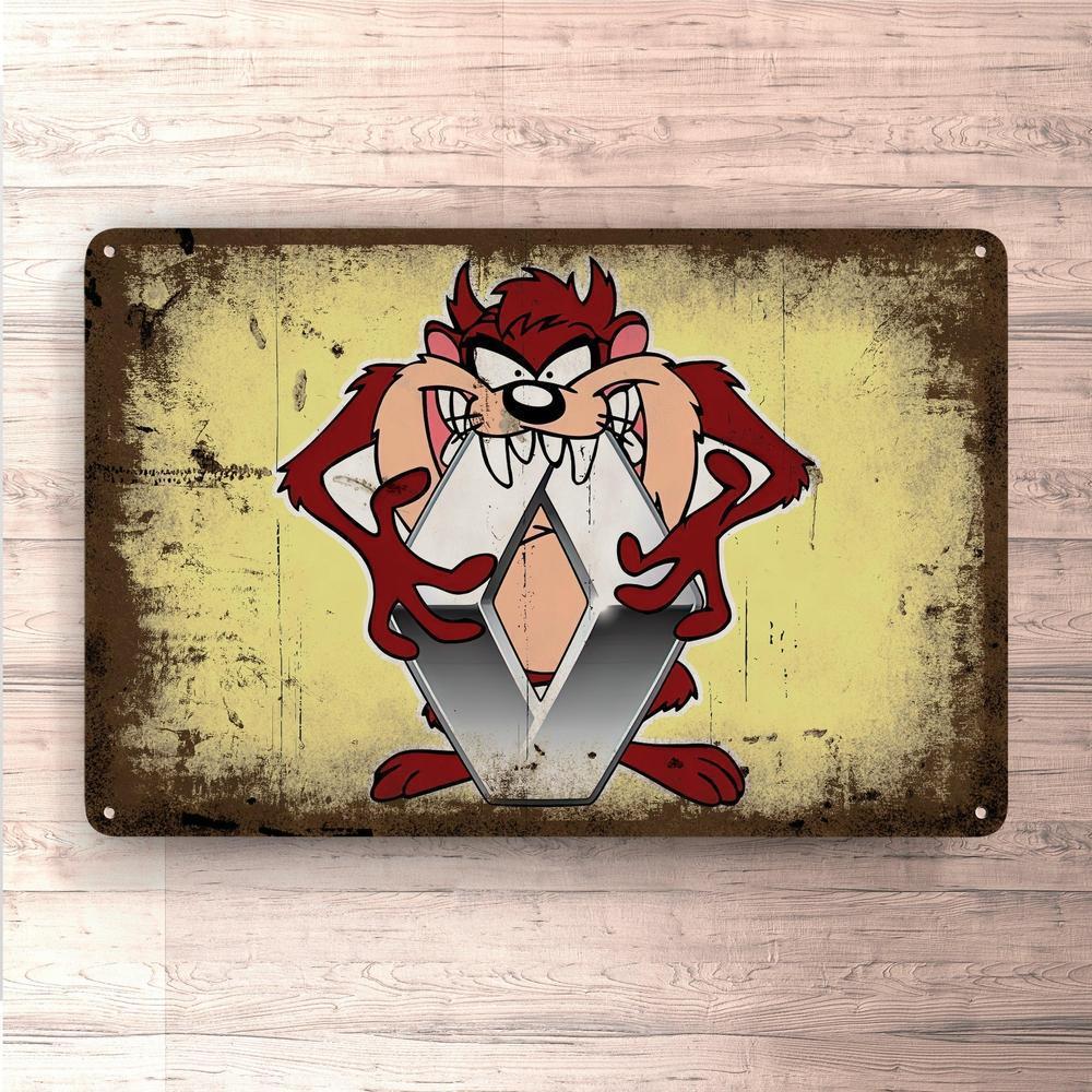 Renault Taz Vintage Skilte, Musemåtte, Dørmåtte , Plakat-Skilte-Renault-Garage Culture Shop- garage - man cave - merchandise