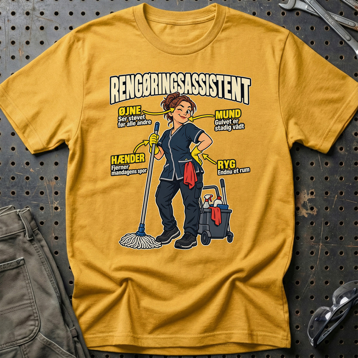 
Produktbillede af Rengøringsassistent – Anatomi T-Shirt