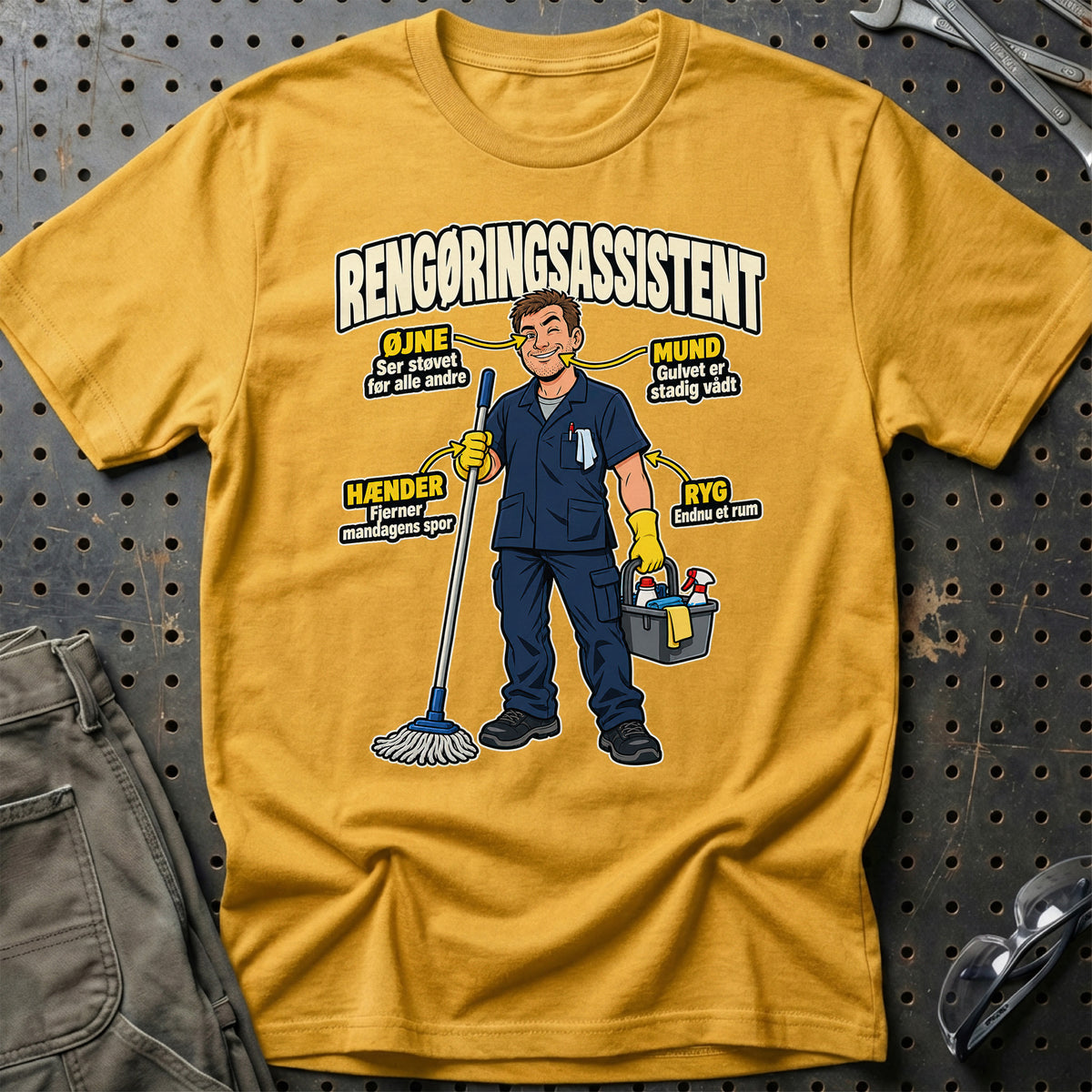 
Produktbillede af Rengøringsassistent – Anatomi T-Shirt