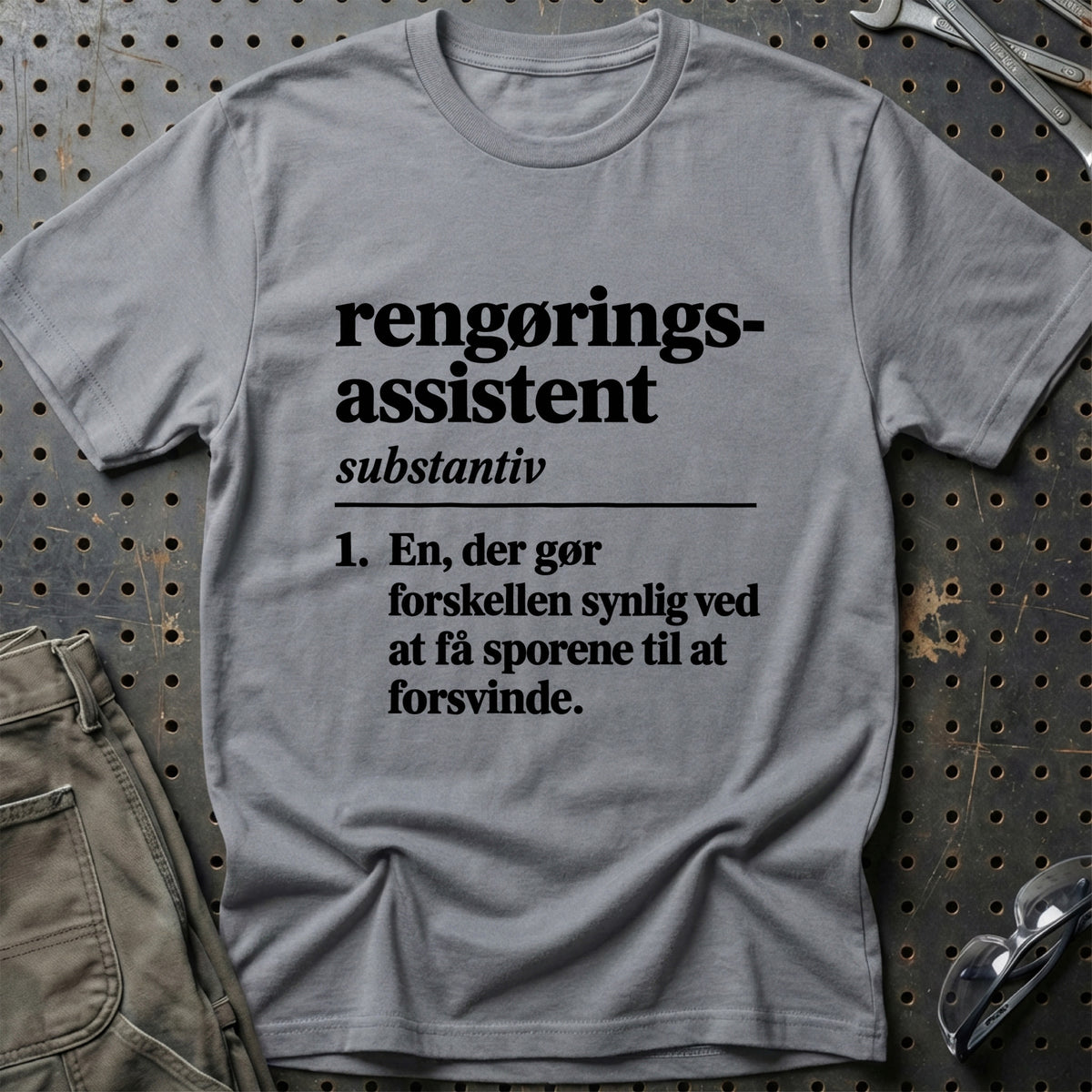 
Rengøringsassistent – Definition T-Shirt – Grå Sport