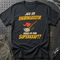 
Rengøringsassistent – Hvad er din superkraft? – Unisex T-Shirt – Sort