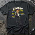 
Revisor – Anatomi – Kvindeligt motiv – Unisex T-Shirt – Sort