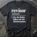 
Revisor – Definition – Unisex T-Shirt – Sort