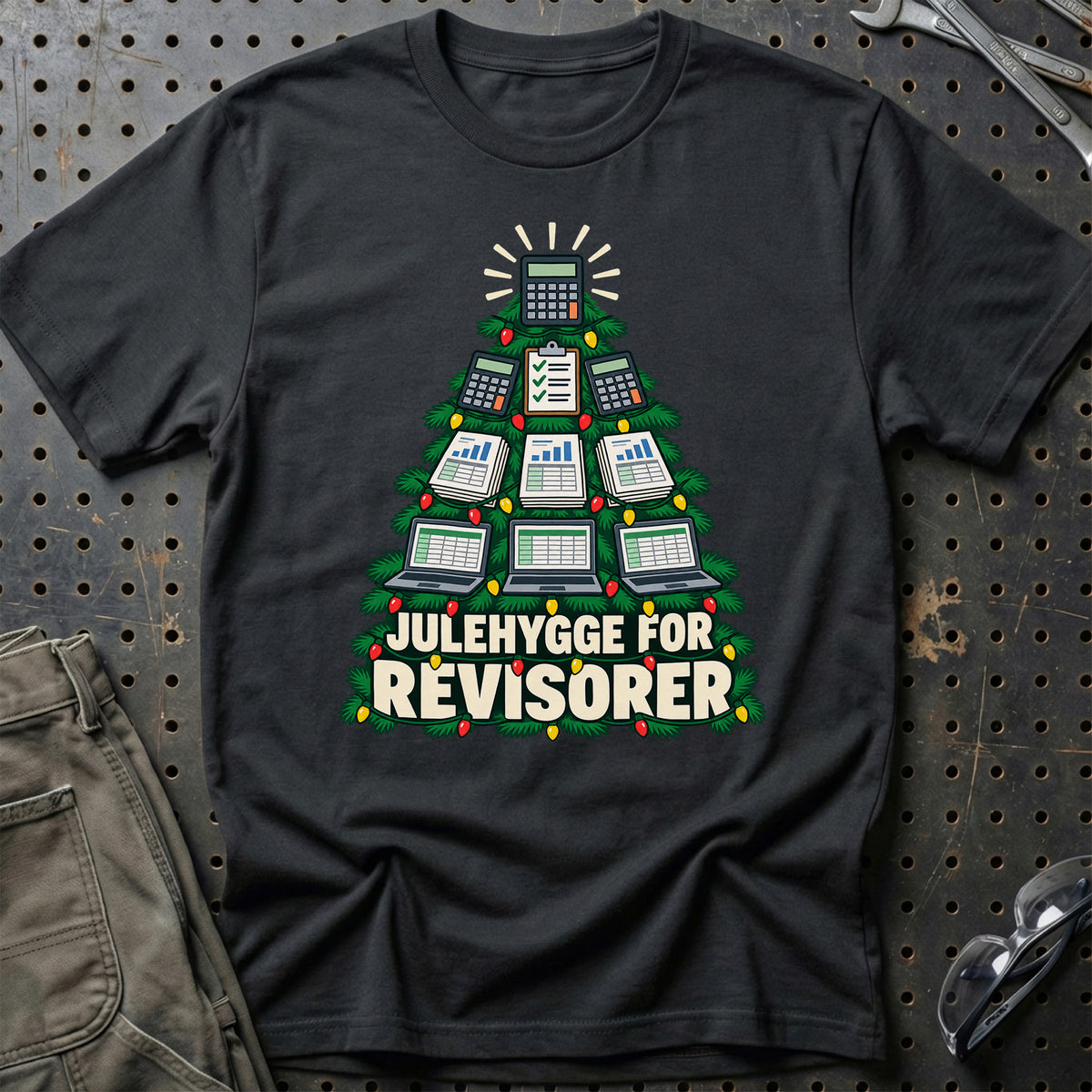 
Revisor – Julehygge – Unisex T-Shirt – Sort
