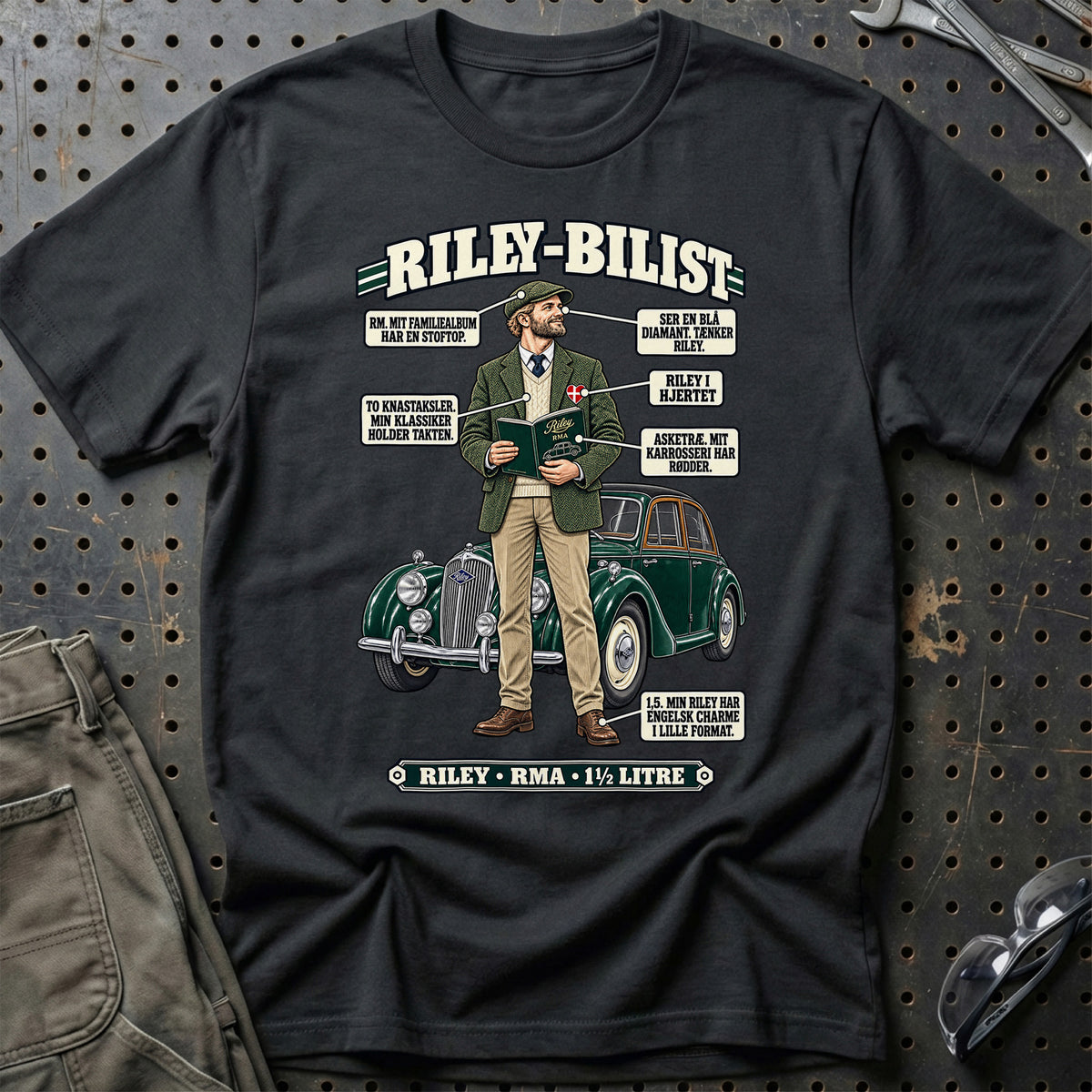 
Riley-Bilist T-Shirt – Sort