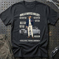 
Rolls Royce-Bilist T-Shirt – Sort
